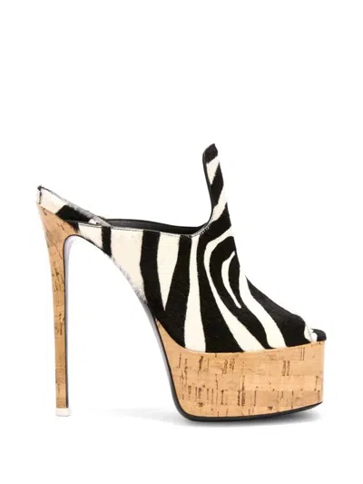 Attico 140mm Irmelin Heeled Mules In Multi