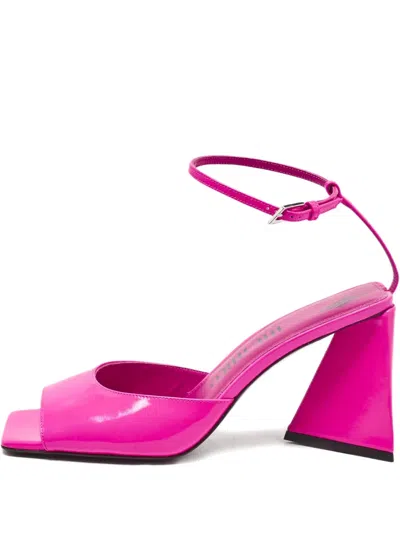 Pre-owned Attico 2024 Piper Sandals In Pink