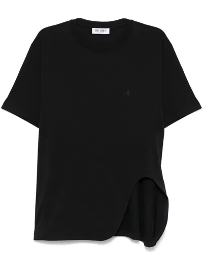Attico Oversized T Shirt In Black