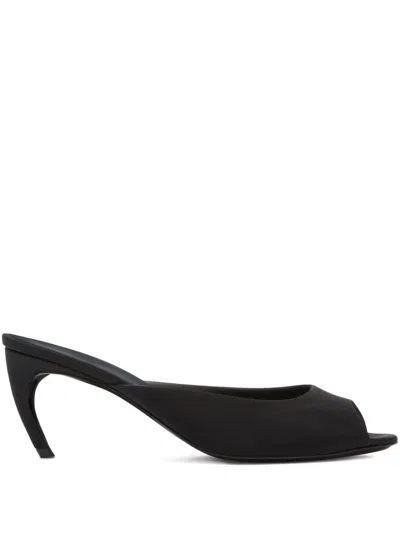 ATTICO 65MM ADA PEEP-TOE HEELED MULES