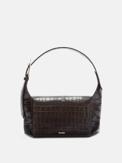 Attico Shoulder Bag ''7/7'' Coffee In Brown