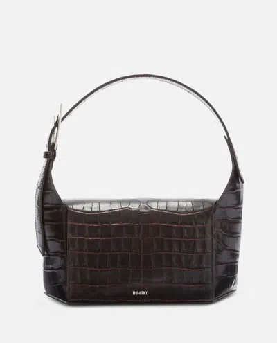 Attico 7/7 Shoulder Bag In Brown