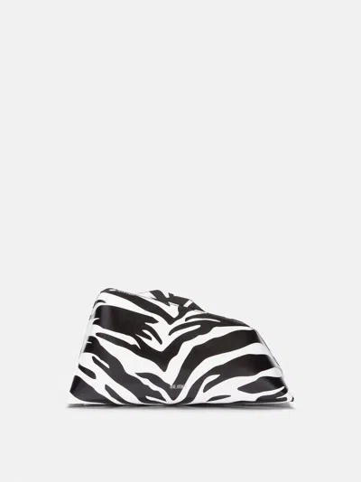 Attico Oversized Clutch ''8.30 Pm'' Black E White