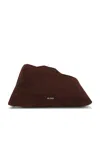 Attico 8.30 Pm Clutch In Light Chocolate