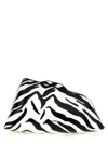 Attico 8.30 Pm Black And White Oversized Clutch
