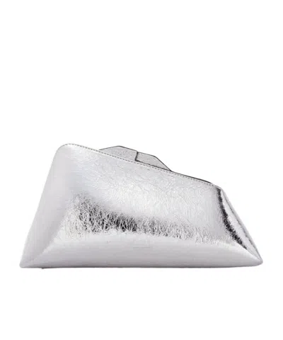 Attico The  8.30 Pm Clutch Bag In White
