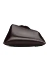 Attico 8.30pm Clutch Bag In Brown