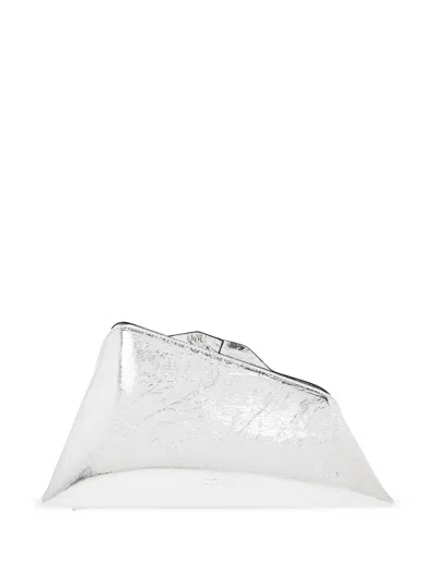 Attico 830pm Clutch Bag In Silver