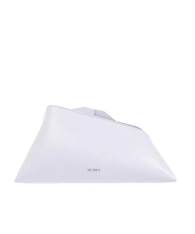 Attico 8.30pm Oversized Clutch Bag In White