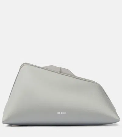 Attico 8.30pm Satin Clutch In Grey