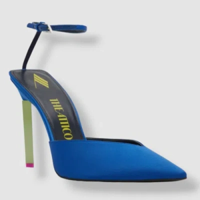 Pre-owned Attico $890 The  Women's Blue Perrine Toe Pump Heel Shoes Size Us 8/eu 38