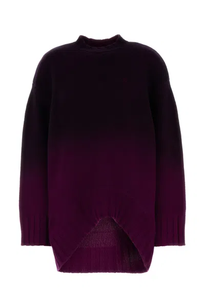 ATTICO THE ATTICO GRAPE WOOL BLEND OVERSIZE SWEATER