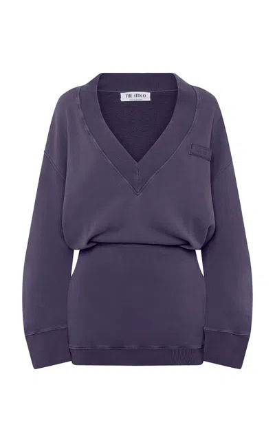 Attico The  Dresses Gend - Faded Purple Mini Dress Faded Purple Main Fabric: 68% Rayon 27% Polyamide  In Blue