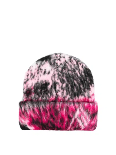 Attico Abstract-print Beanie In Negro