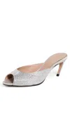 Attico Ada Mules Silver In Silver