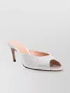 Attico Ada' Rhinestone Embellished Mule In Metallic