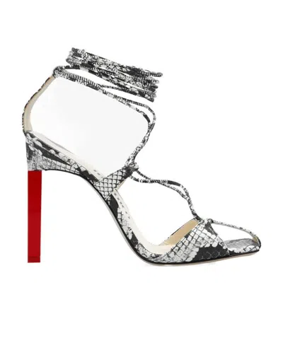 ATTICO THE ATTICO ADELE ANKLE-STRAP SANDALS