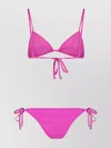 Attico Adjustable Strap Triangle Top Tie Side Bikini