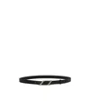 Attico Adjustable Waist Belt In Black