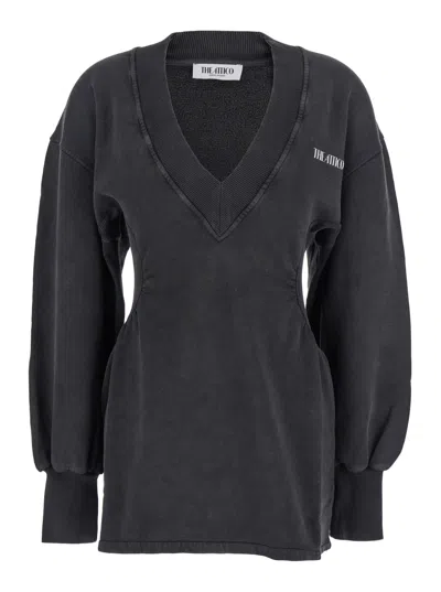 ATTICO AMERICAN FLEECE MINI DRESS