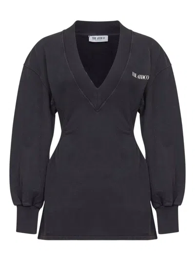 ATTICO AMERICAN FLEECE MINIDRESS