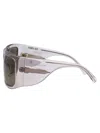 Attico Andre Sunglasses In Smoke/silver/brown