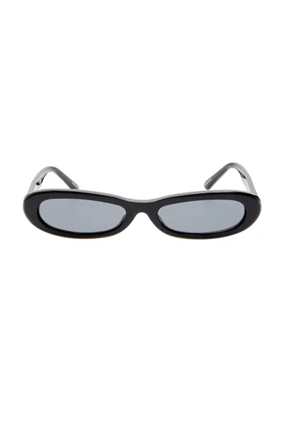 Attico Andrea Sunglasses In Black  Silver  & Grey