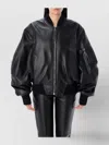 Attico Anja Bomber Front Pockets In Black