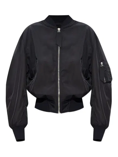 Attico Anja Bomber Jacket In Black