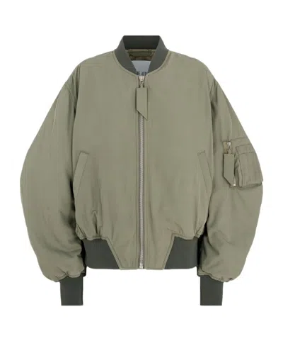 ATTICO THE ATTICO ANJA ZIPPED BOMBER JACKET