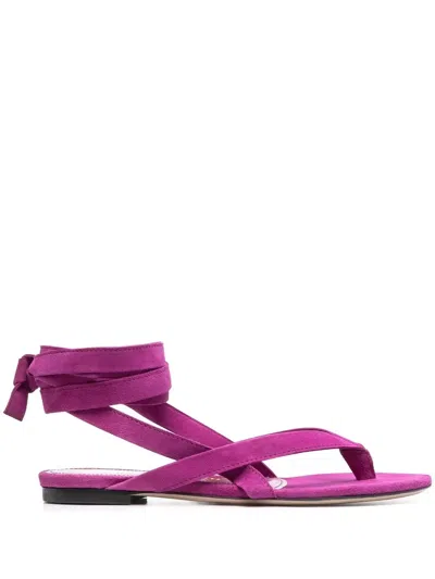 Attico ''beth'' Violet Flat Sandal