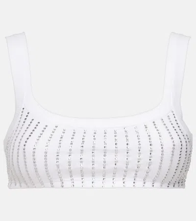 ATTICO APPLIQUÉ COTTON BRA TOP