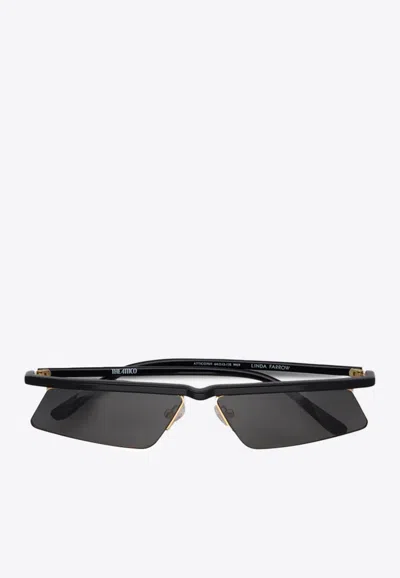 Attico Aria Cat-eye Sunglasses In Black