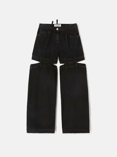 Attico ''ashton'' Black Long Pants