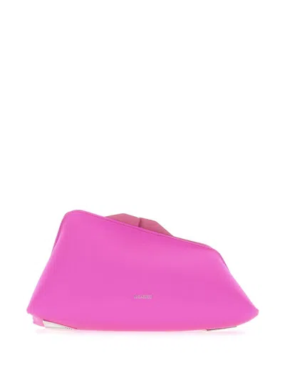 Attico Satin 8.30 Pm Clutch In Purple