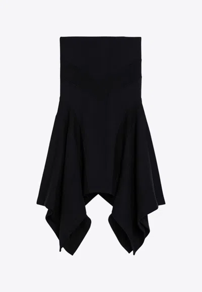 ATTICO ASYMMETRIC MIDI SKIRT