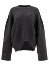 Attico Asymmetric Wool Cashmere Sweater
