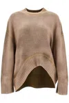 Attico Asymmetric Wool And Cashmere Pullover