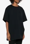 Attico Logo Embroidered Oversized T-shirt In Black