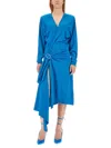 Attico Women's Atwell Midi Dress In Blue
