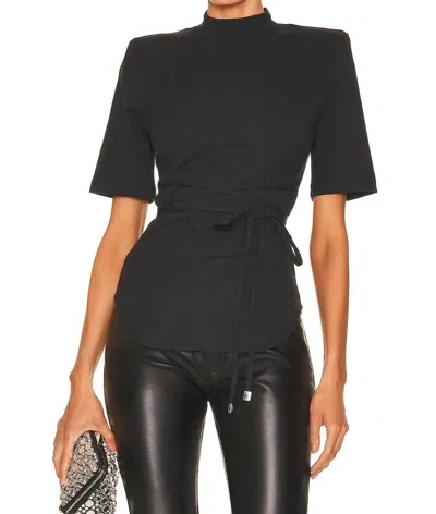 Attico Aurelie T-shirt In Black
