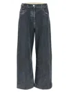 Attico Loose Fit Denim Trousers