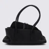 Attico Black Leather La Passeggiata Small Shoulder Bag