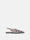Attico Ballerina ''grid'' Dark Grey In Dark Grey