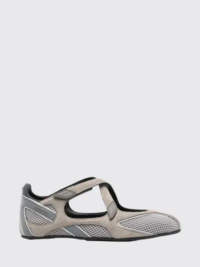 Attico Gray Flat Floor 01 Ballerinas In Multi