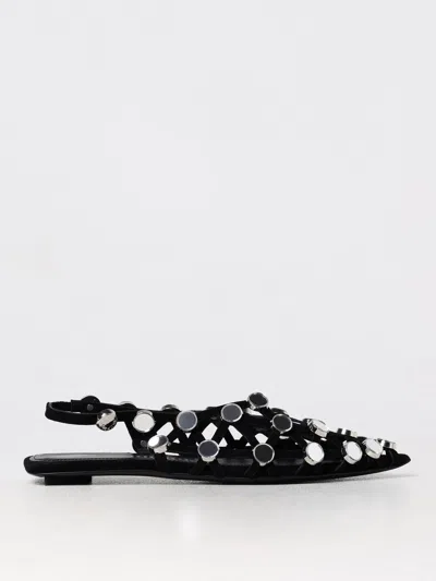 ATTICO BALLET FLATS THE ATTICO WOMAN COLOR BLACK,F80348002