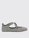 Attico Ballet Flats The  Woman Color Grey In Gray