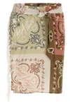 Attico Bandana Print Sarong Beachwear Multicolor In Multi
