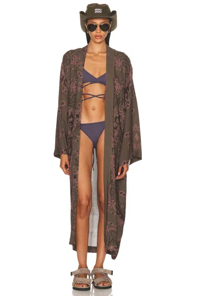 Attico Bandana Printed Caftan