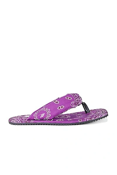 ATTICO BANDANA PRINTED INDIE FLAT THONG SANDAL